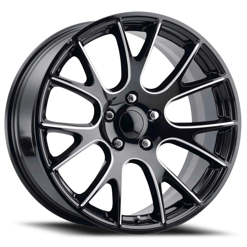Replica DG05 Black Milled Wheel