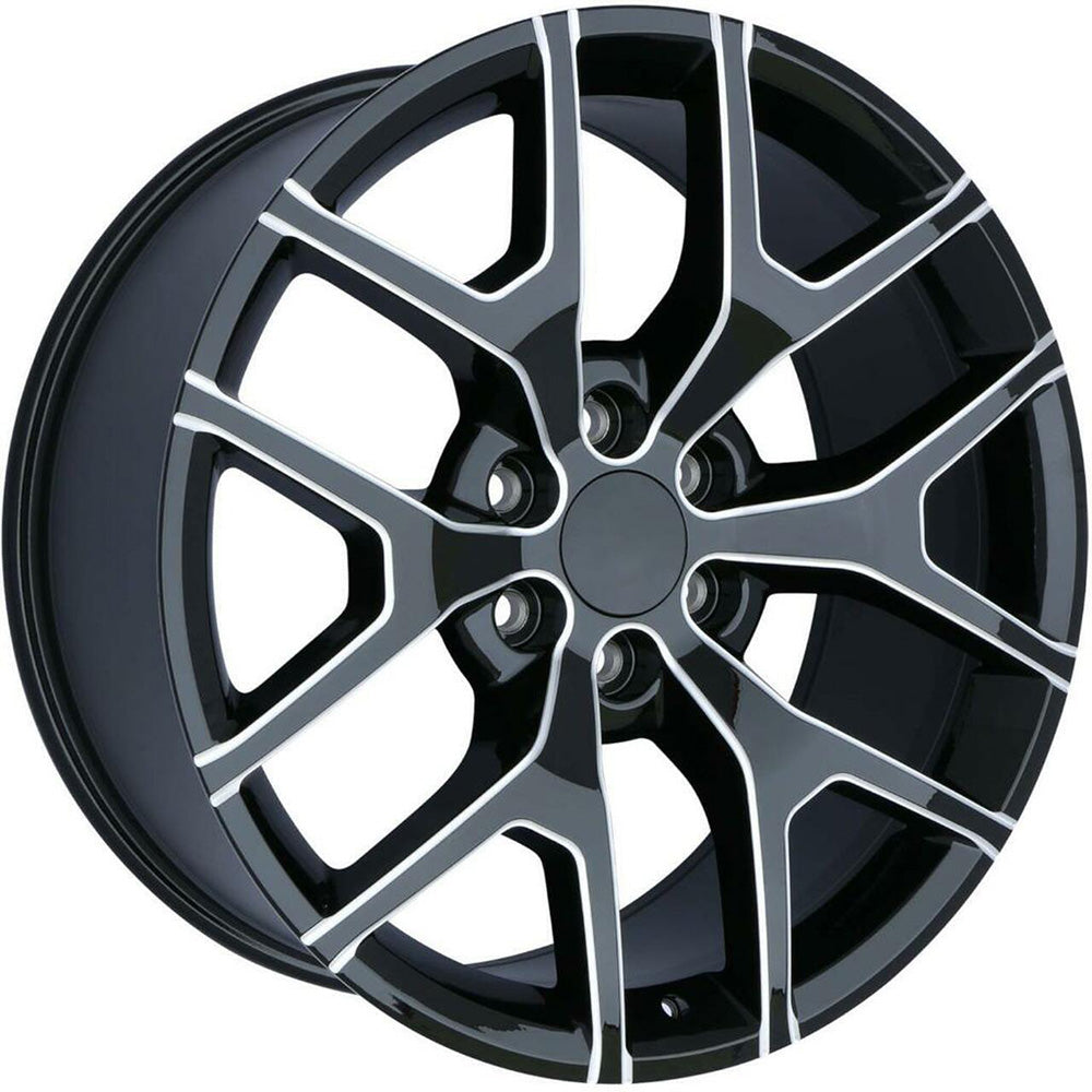 Replica G04 Black Milled Wheel