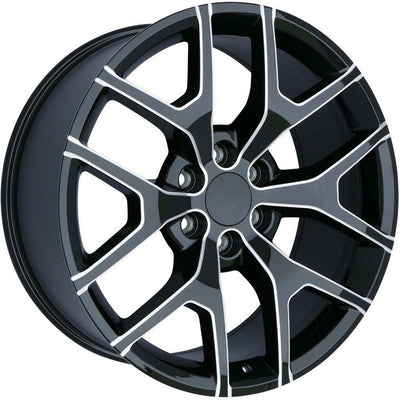 Replica G04 Black Milled Wheel