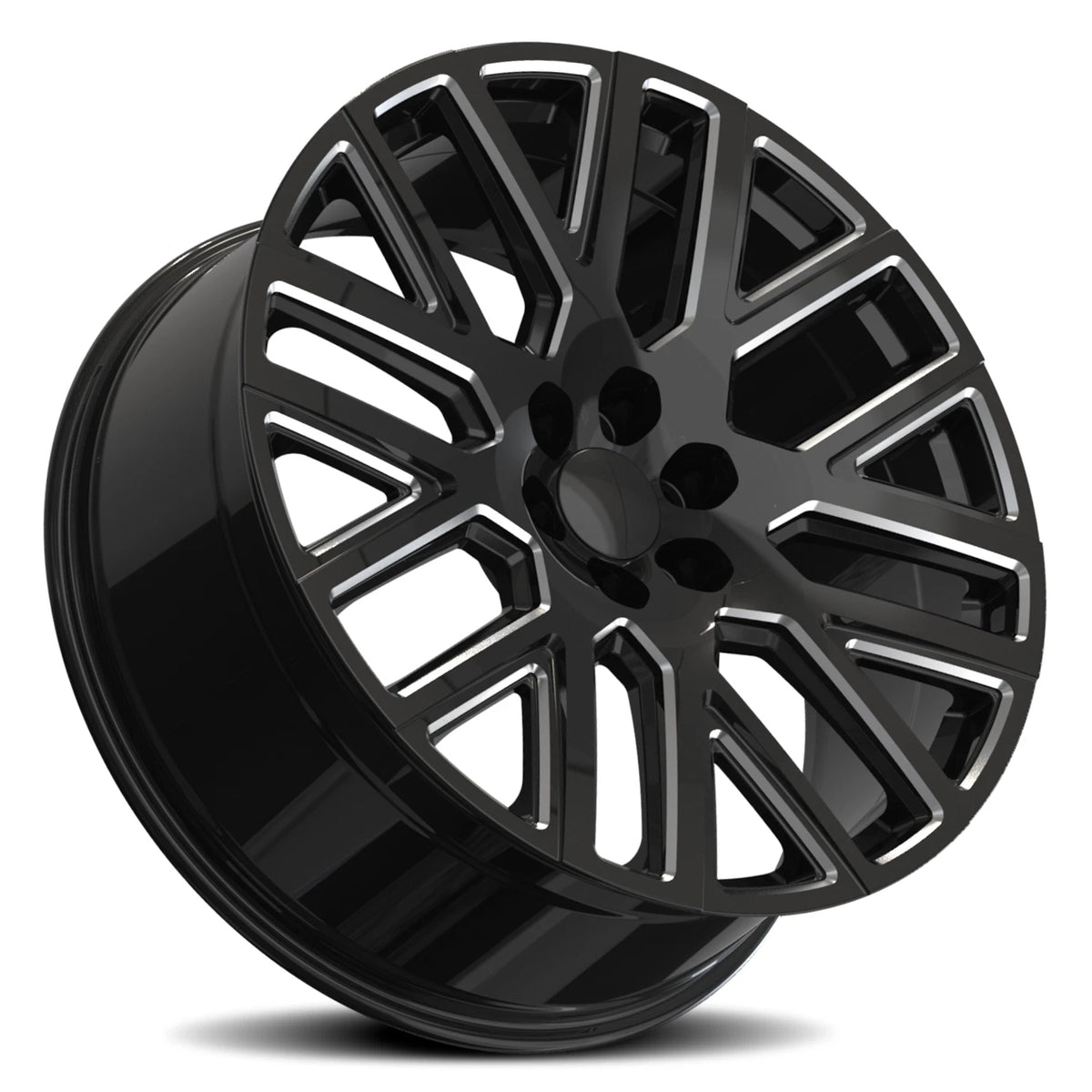 Replica G50 Black Milled Wheel