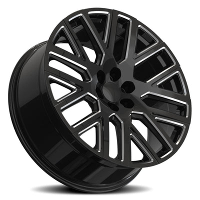 Replica G50 Black Milled Wheel