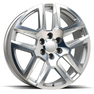 Replica RP048 Silver Machined Wheel