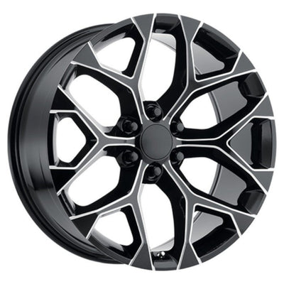 Replica RP09 Black Milled Wheel