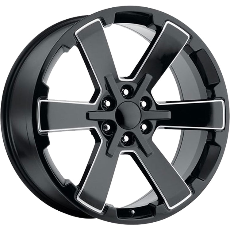 Replica RP11 Black Milled Wheel