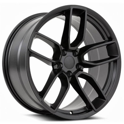 Replica RP22 Matte Black Wheel