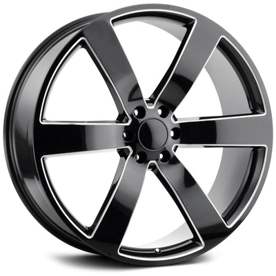 Replica Tech RT17 Black Milled Wheel