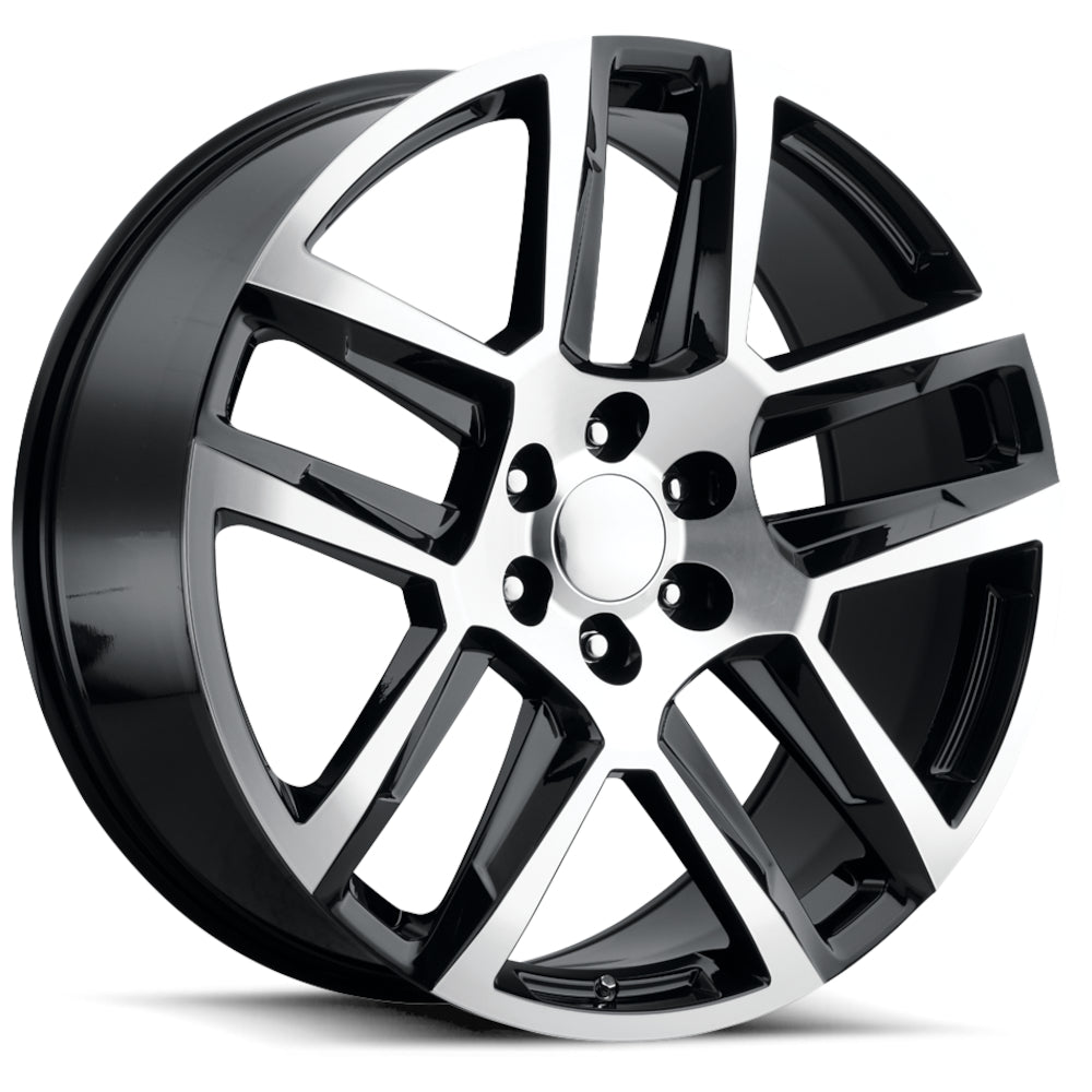 Replica Tech RT25 Black Machined Wheel