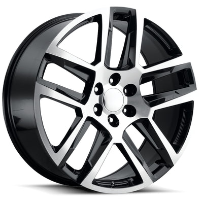Replica Tech RT25 Black Machined Wheel