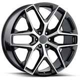 Replica Tech RT28 Black Machined Wheel