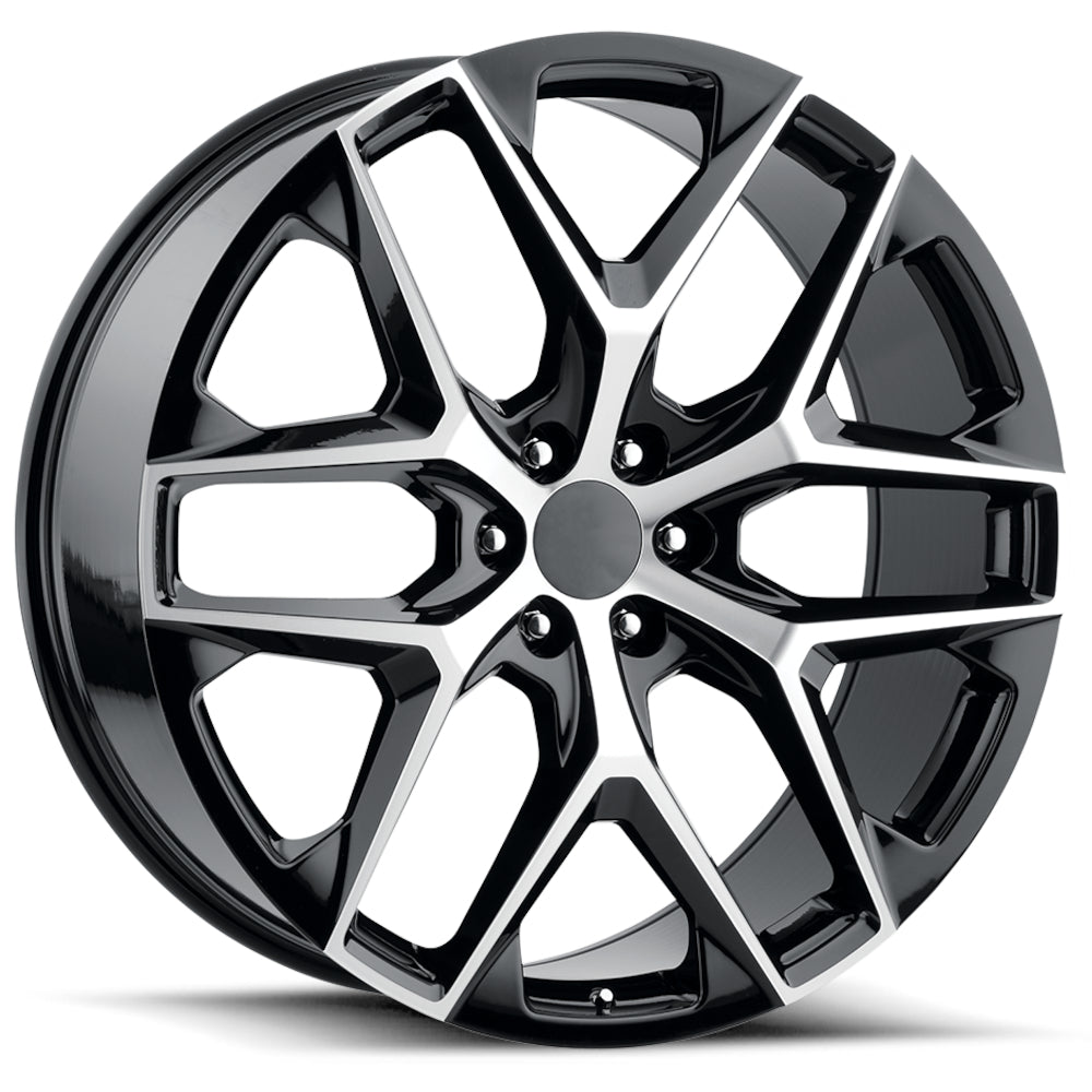 Replica Tech RT28 Black Machined Wheel