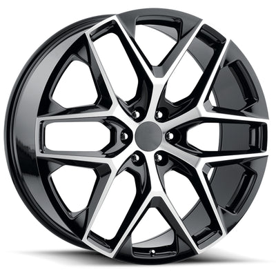 Replica Tech RT28 Black Machined Wheel