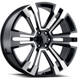 Replica Tech RT4 Black Machined Wheel
