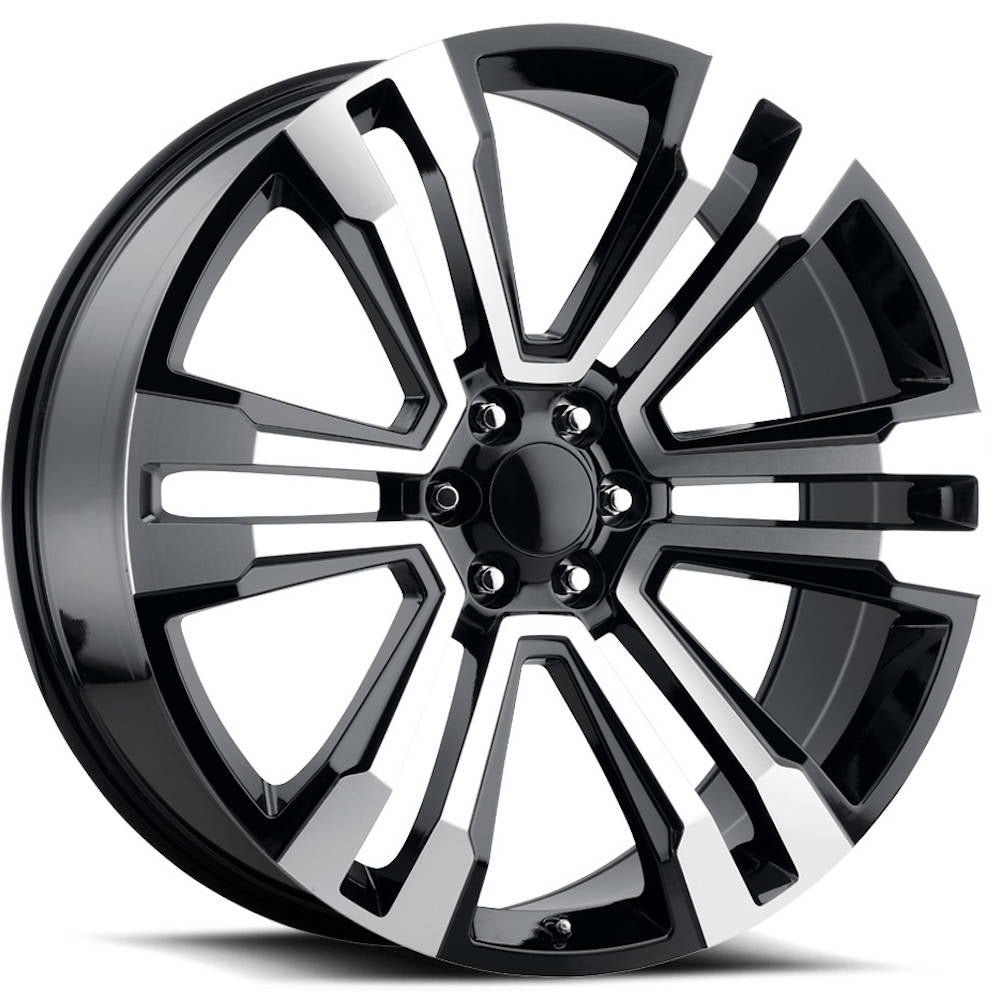 Replica Tech RT4 Black Machined Wheel
