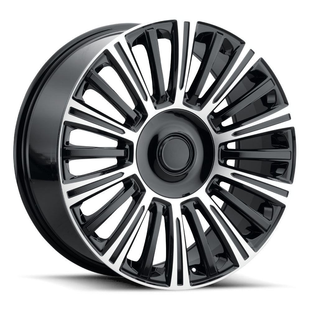 Replica Tech RT42 Black Machined Wheel