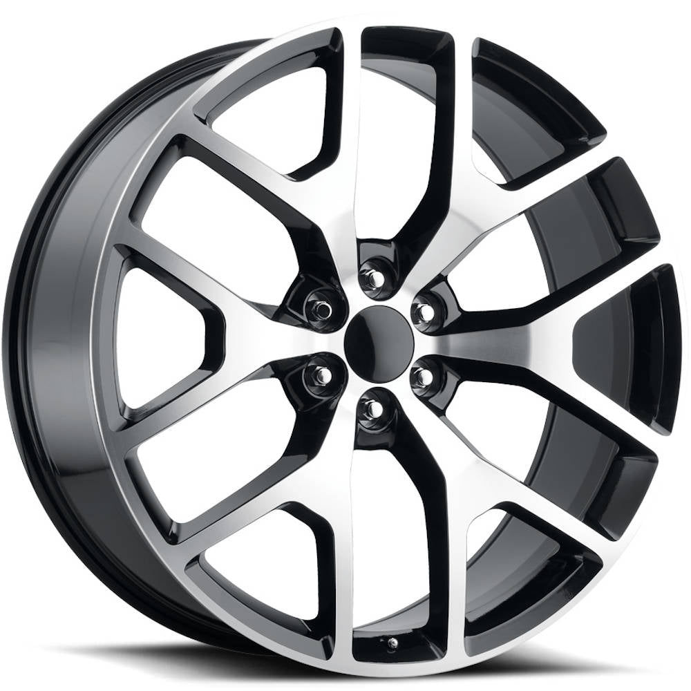 Replica Tech RT6 Black Machined Wheel