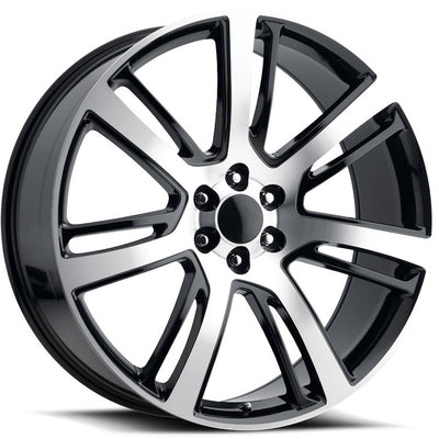 Replica Tech RT7 Black Machined Wheel