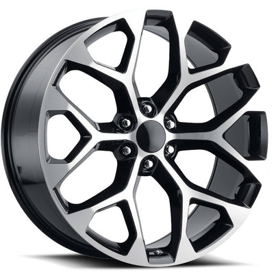 Replica Tech RT8 Black Machined Wheel