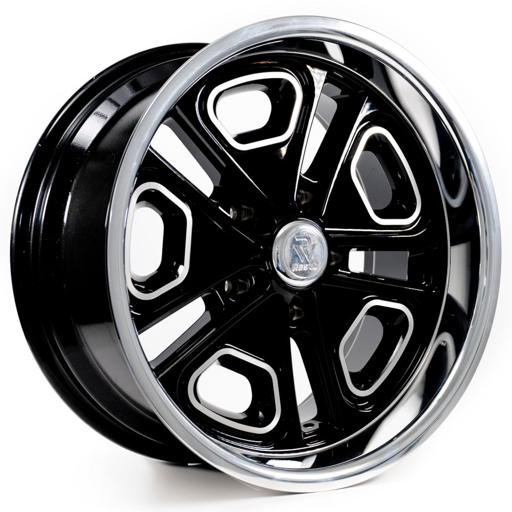 Resto Del Ray Black Milled Wheel
