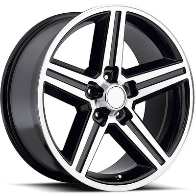 Rev Replicas 652 Black Machined Wheel
