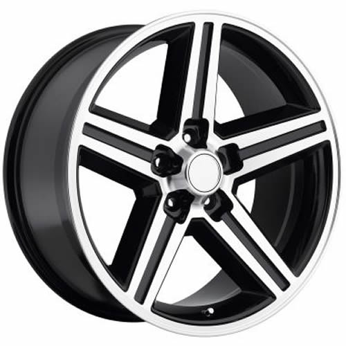 Rev Replicas Iroc Black Machined Wheel