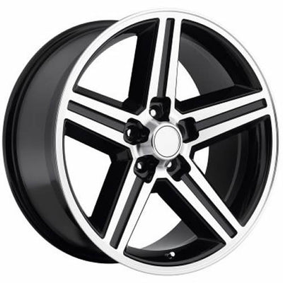 Rev Replicas Iroc Black Machined Wheel
