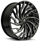 Revenge Luxury RL-101 Black Milled Wheel