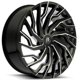 Revenge Luxury RL-101 Black Milled Wheel