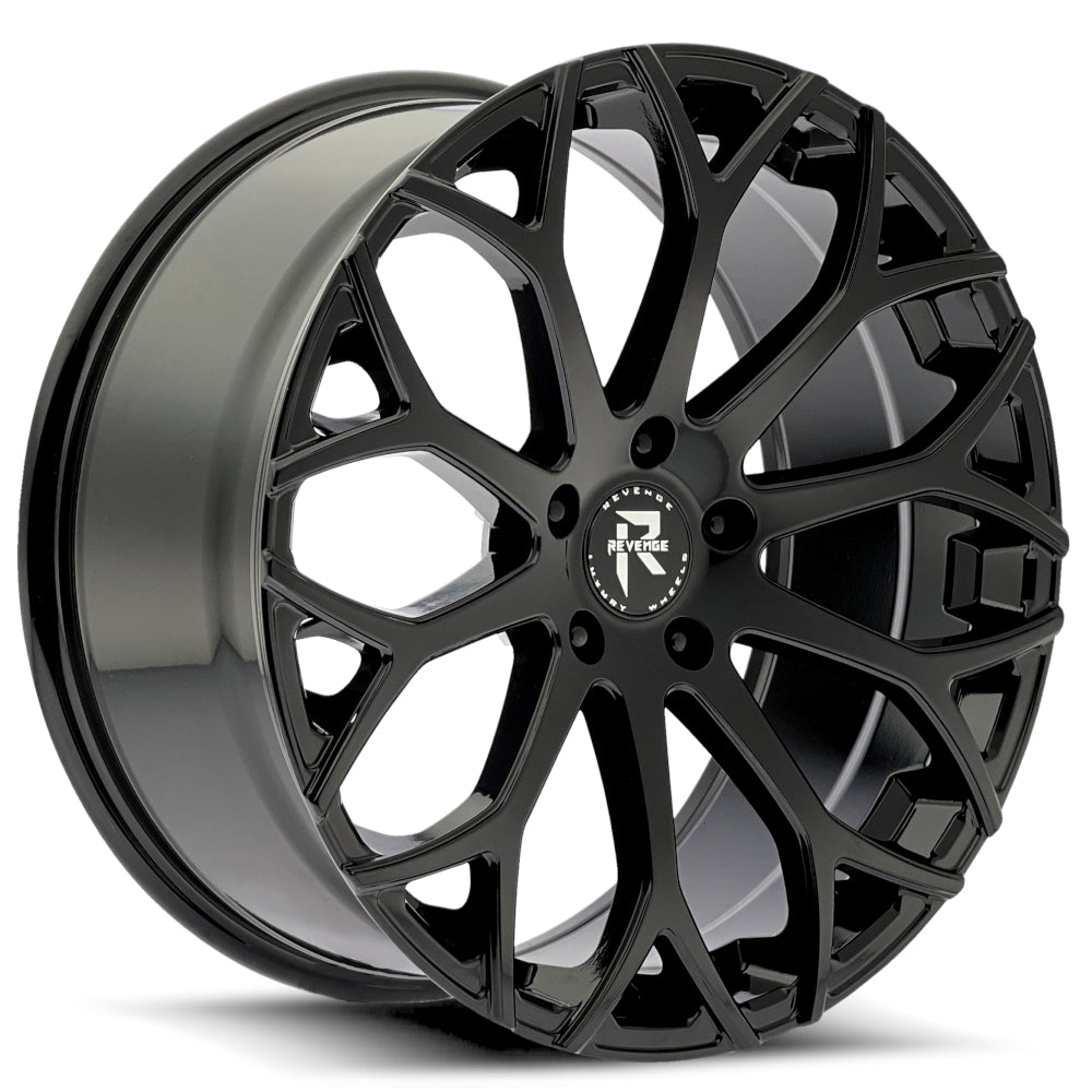 Revenge Luxury RL-105 Gloss Black Wheel
