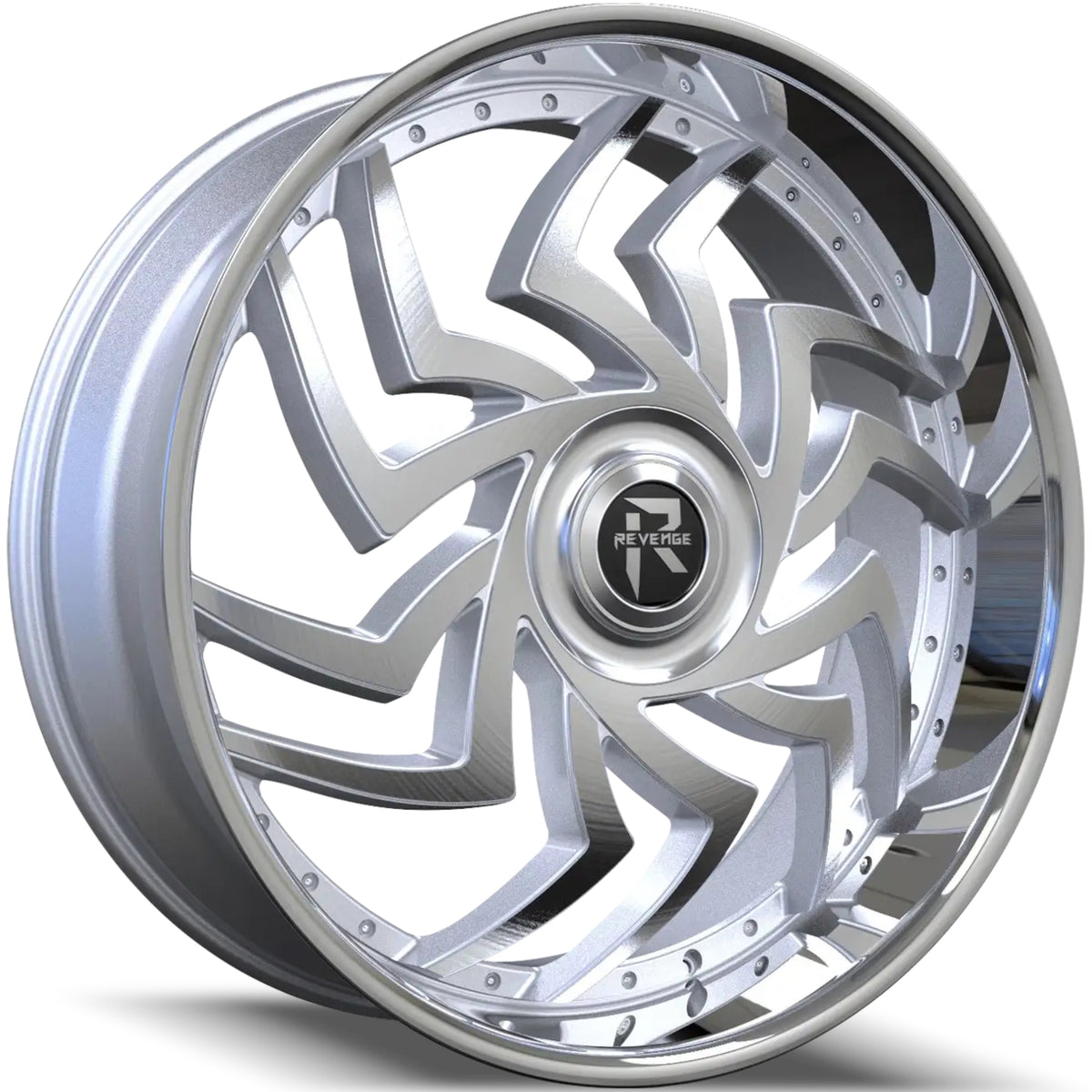 Revenge Luxury RL-107 Silver Wheel