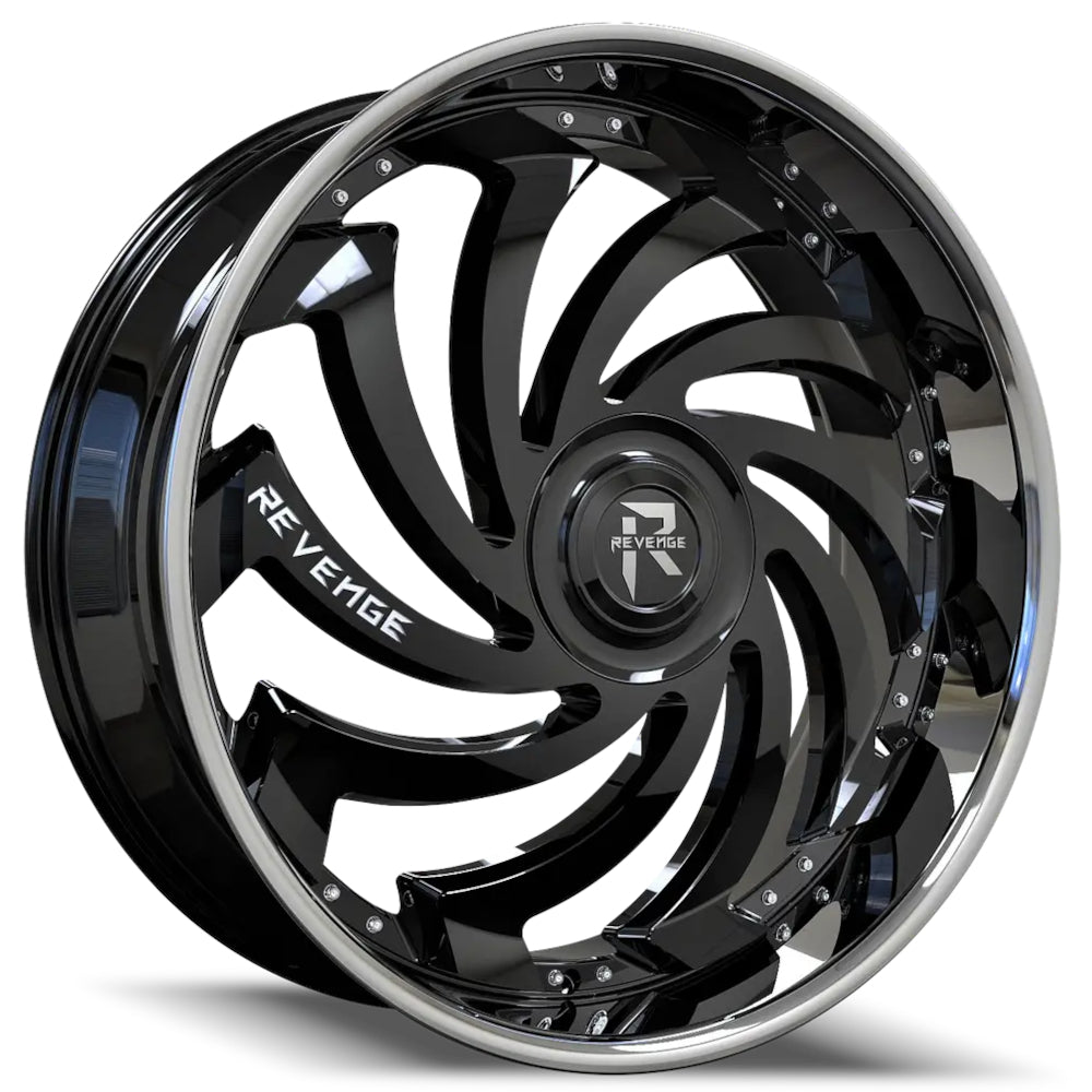Revenge Luxury RL-108 Black Wheel