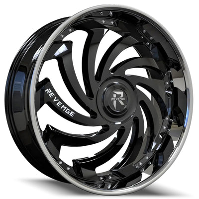 Revenge Luxury RL-108 Gloss Black Wheel