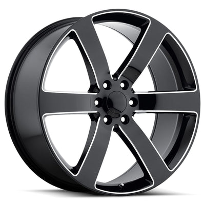 Revenge OE Proline RS-09 Black Milled Wheel