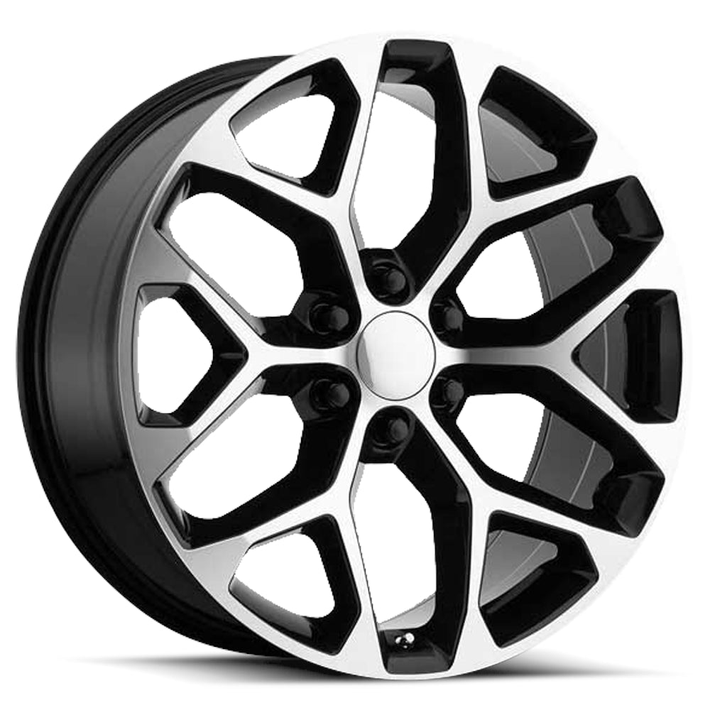 Revenge OE Proline RS-12 Black Machined Wheel