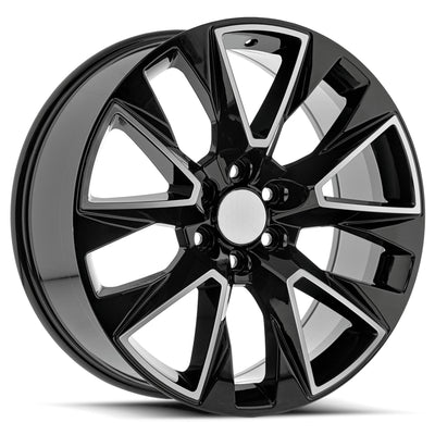 Revenge OE Proline RS-20 Black Machined Wheel