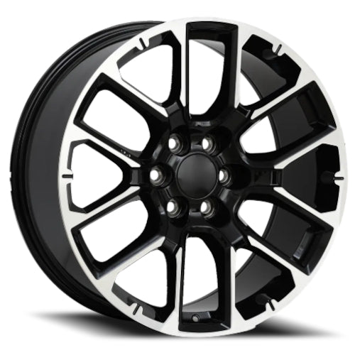 Revenge OE Proline RS-22 Black Machined Wheel