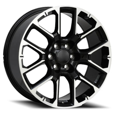 Revenge OE Proline RS-22 Black Machined Wheel