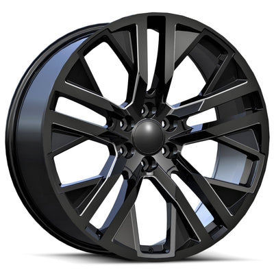 Revenge OE Proline RS-38 Black Milled Wheel