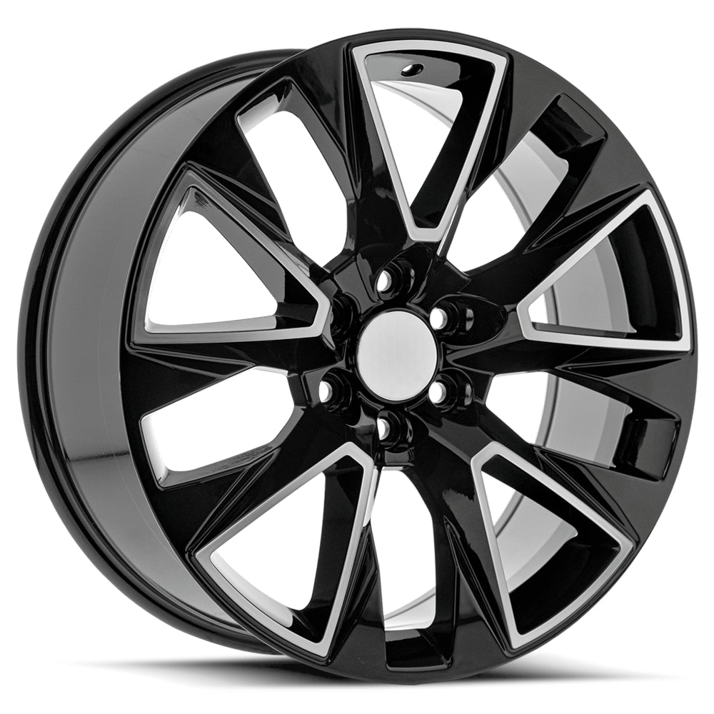 Revenge OE Proline RS-39 Black Machined Wheel
