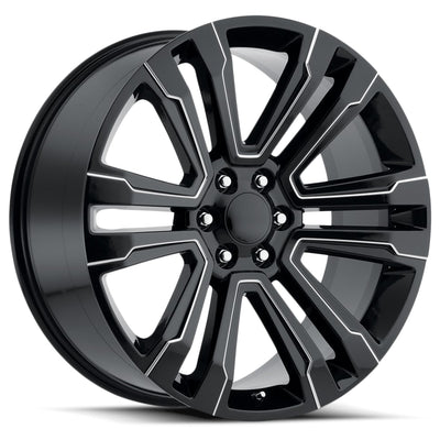 Revenge OE Proline RS-72 Black Milled Wheel