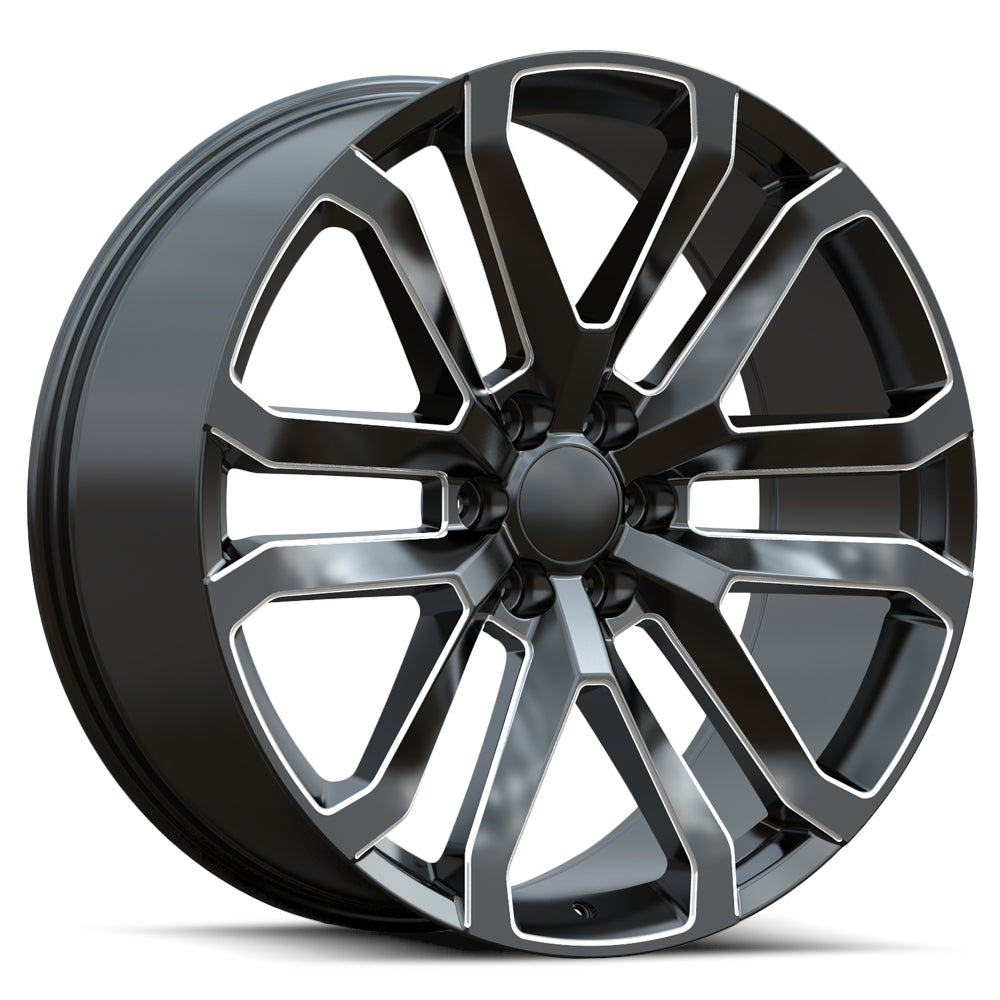 Revenge OE Proline RS-95 Black Milled Wheel