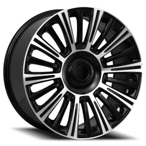 Revenge OE Proline RS-96 Black Machined Wheel