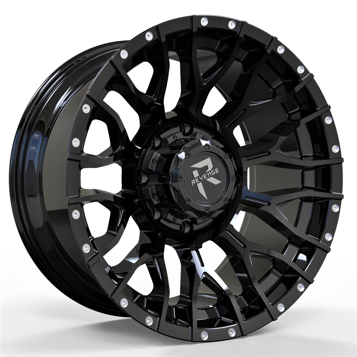 Revenge Offroad RV-201 Gloss Black Wheel