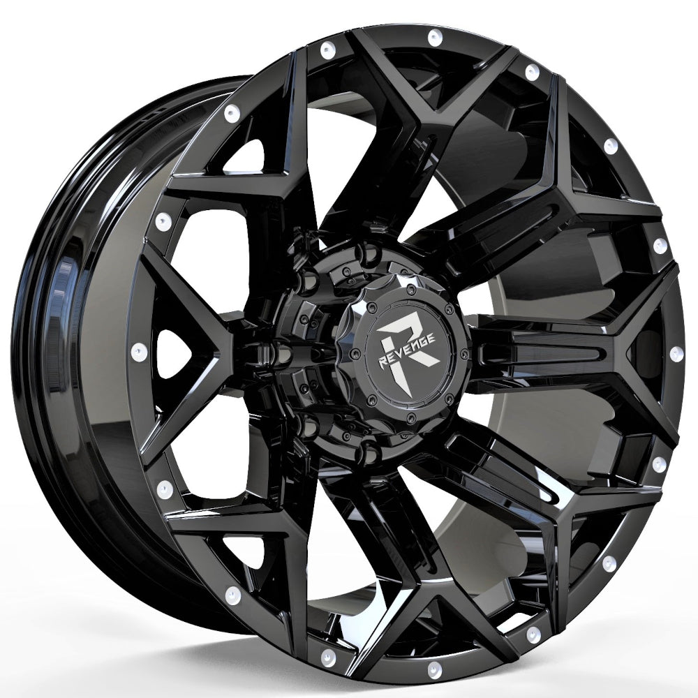 Revenge Offroad RV-202 Gloss Black Wheel