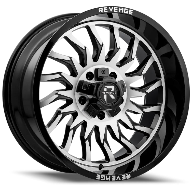 Revenge Offroad RV-204 Black Machined Wheel