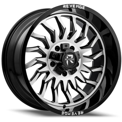 Revenge Offroad RV-204 Black Machined Wheel
