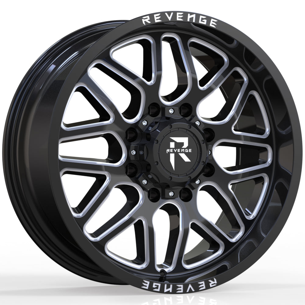 Revenge Offroad RV-206 Black Milled Wheel