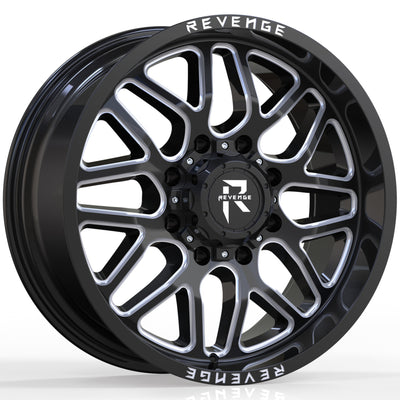 Revenge Offroad RV-206 Black Milled Wheel