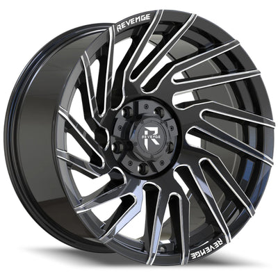 Revenge Offroad RV-207 Black Milled Wheel