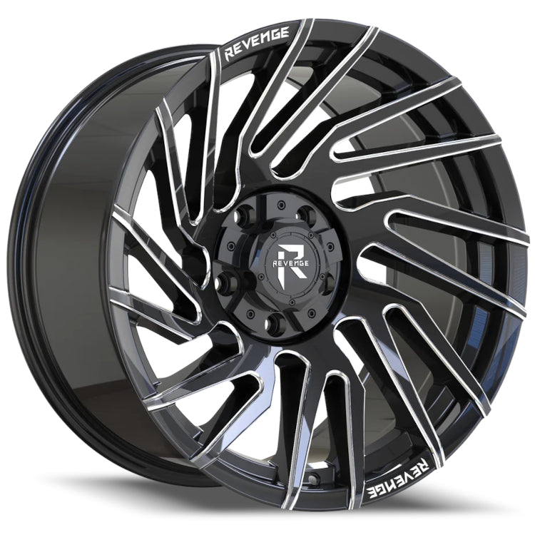 Revenge Offroad RV-207 Black Milled Wheel