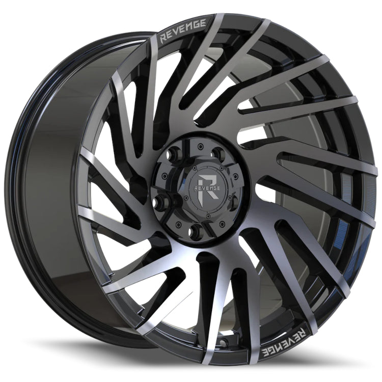 Revenge Offroad RV-207 Black Machined Wheel